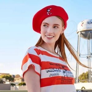 Disney Parks Mickey Mouse French Beret Hat for Adults – Disney100